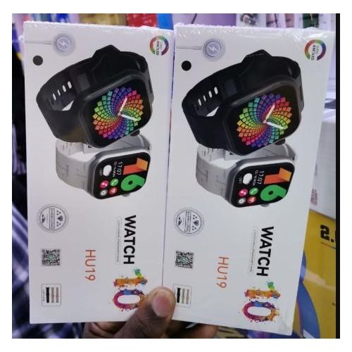 Smartwatch HU19– GPS Bluetooth Waterproof Smart Watch Super AMOLED touch screen, Health & Fitness Tracking, Custom Dial, Sleep Monitor with 3 interchangeable straps