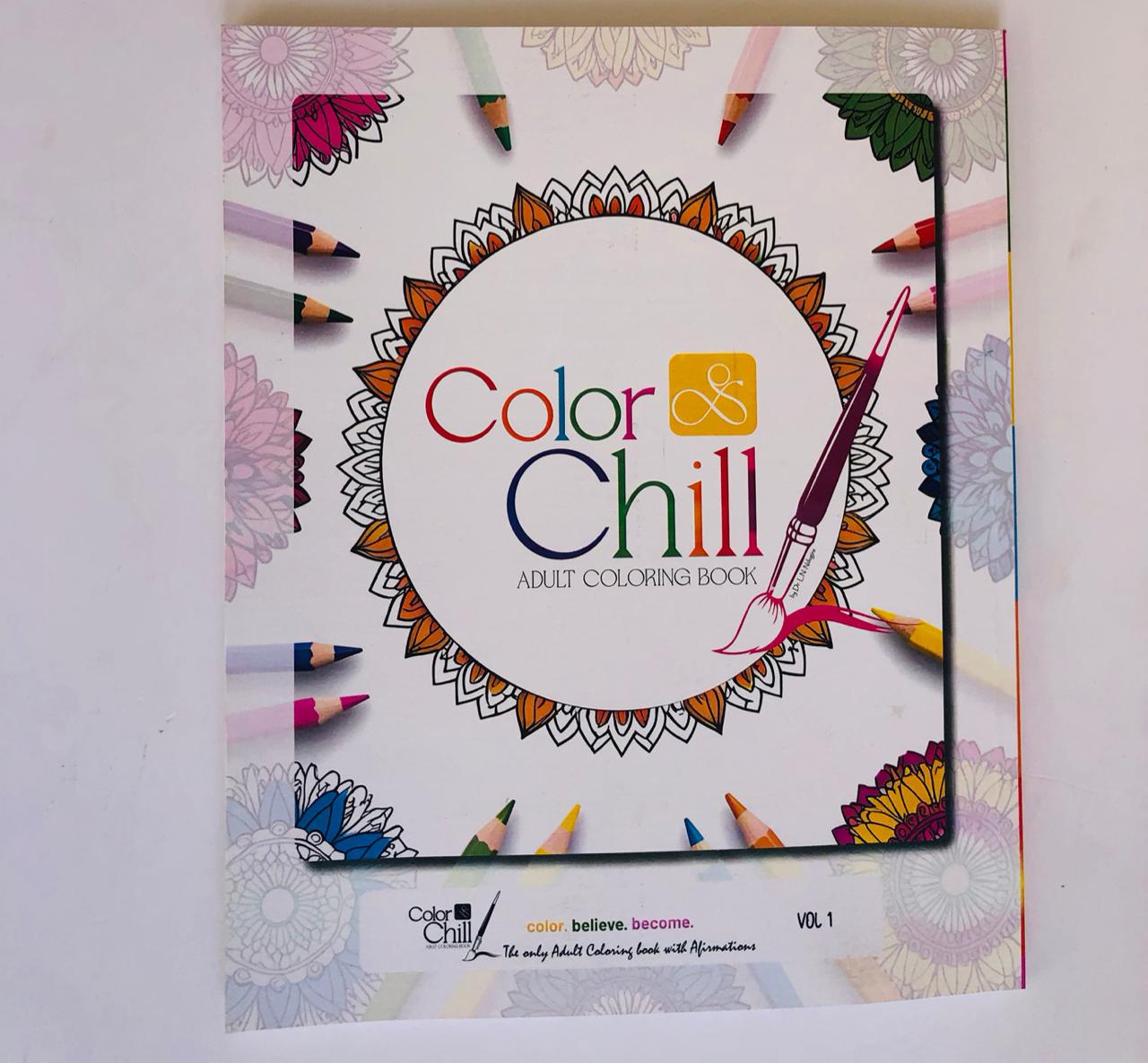 Self-Care Coloring Book Bundle – 64 Pages + 12 Color Pencils | Free Surprise Gift Inside | Mindfulness & Relaxation