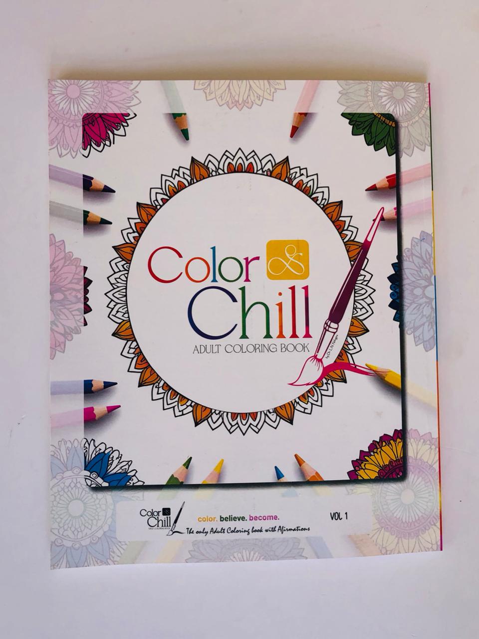 Self-Care Coloring Book Bundle – 64 Pages + 12 Color Pencils | Free Surprise Gift Inside | Mindfulness & Relaxation