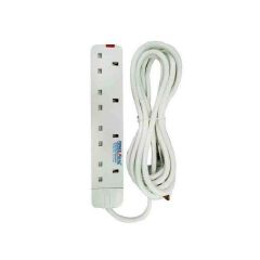 Power King Top Quality 3M 4 Way Power Extension Cable
