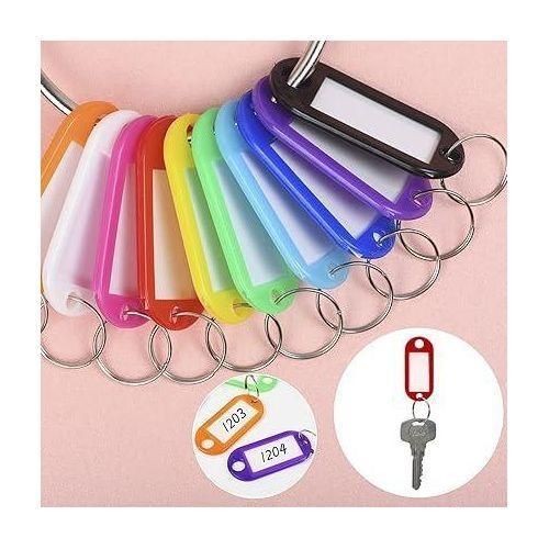 Plastic Key Tags 50 Pcs