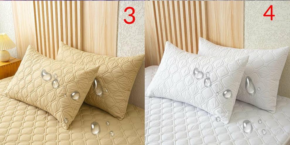 Designed with top-notch durability, our 100% waterproof pillow protector allows you to sleep easy knowing that your pillow is protected from everyday wear, sweat, bodily fluids, and liquids.