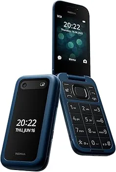 Nokia 2660 Flip Mobile Phone Classic 2.8" IPS LCD SCREEN DISPLAY 128MB +48MB RAM - 4G-Dual SIM- 1450mAh battery capacity Long Battery Life - FEATURE PHONE