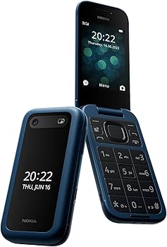 Nokia 2660 Flip Mobile Phone Classic 2.8" IPS LCD SCREEN DISPLAY 128MB +48MB RAM - 4G-Dual SIM- 1450mAh battery capacity Long Battery Life - FEATURE PHONE