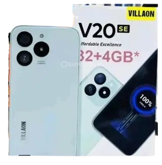 Villaon V20se 4+32GB 6.3" 90Hz Display 8MP Camera 3000mAh Battery 10W Fast Charging Dual SIM IP68 Water & Dust Resistance Android 14 Side-Mounted Fingerprint Smartphone