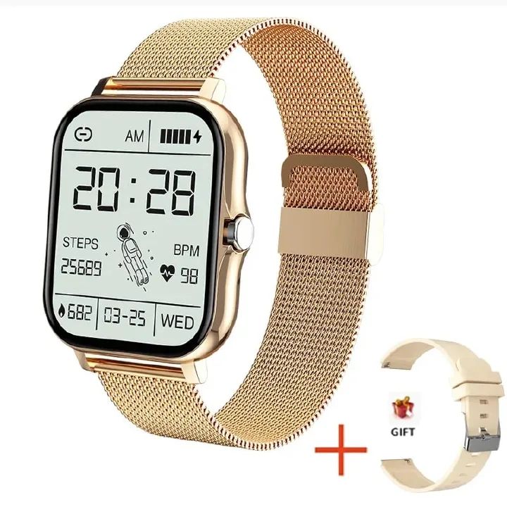 Smart Watch Fitness Bluetooth Call Connected Steel Watches Waterproof Man/Women Smartwatch Full Touch Screen Digital Sport Watch Heart Rate Fitness Tracker For Android IOS
Smart Watch Fitness