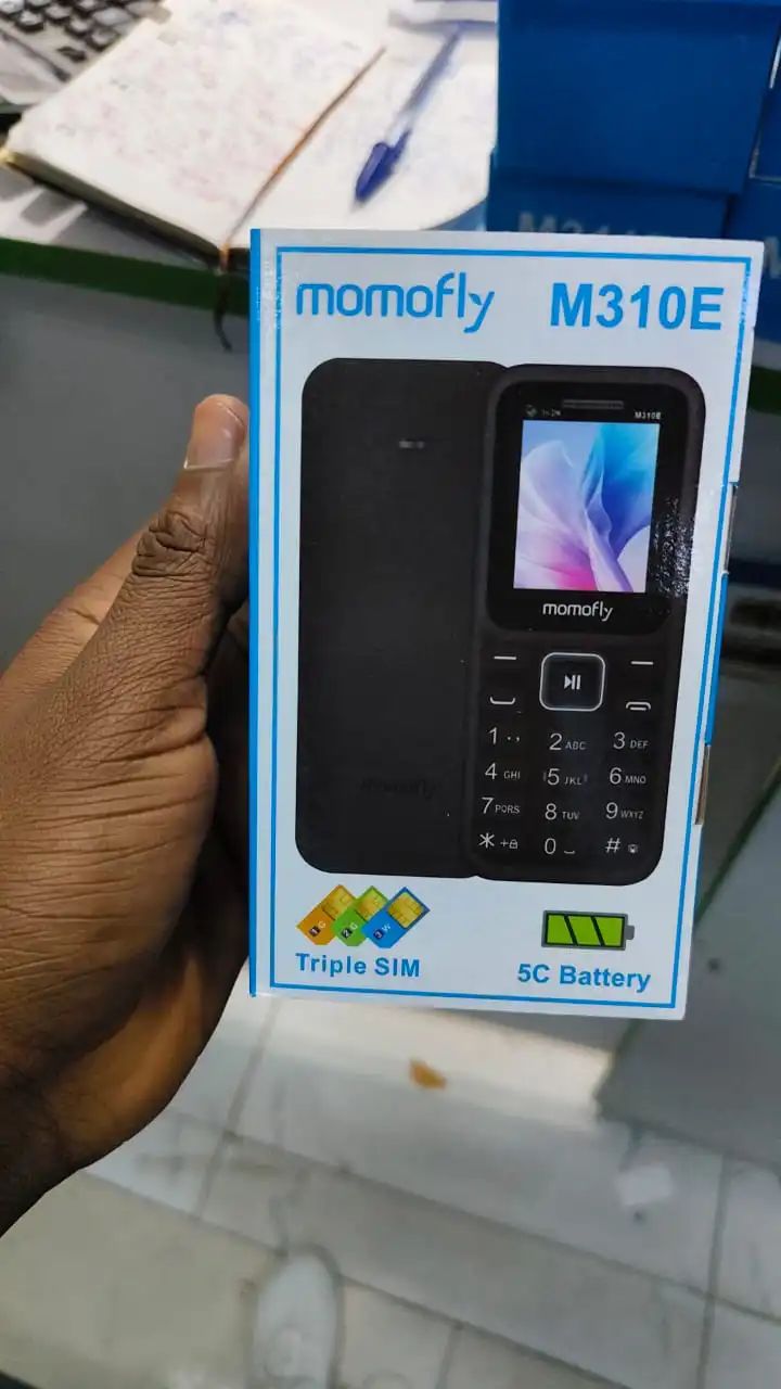 Momofly M310E Triple SIM Feature Phone – Bluetooth, Wireless FM, Torch, 5C Battery FEATURED PHONE /BUTTONED PHONE/KABAMBE