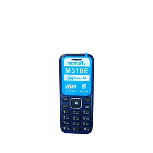 Momofly M310E Triple SIM Feature Phone – Bluetooth, Wireless FM, Torch, 5C Battery FEATURED PHONE /BUTTONED PHONE/KABAMBE