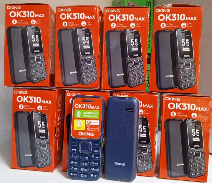 [Flash sale!!]Oking OK310 1.77" Screen button phone Wireless FM, 1000mAh, Dual sim cards - Black
Oking OK310 1.77" Screen button phone Wireless FM, 1000mAh, Dual sim cards - Black
