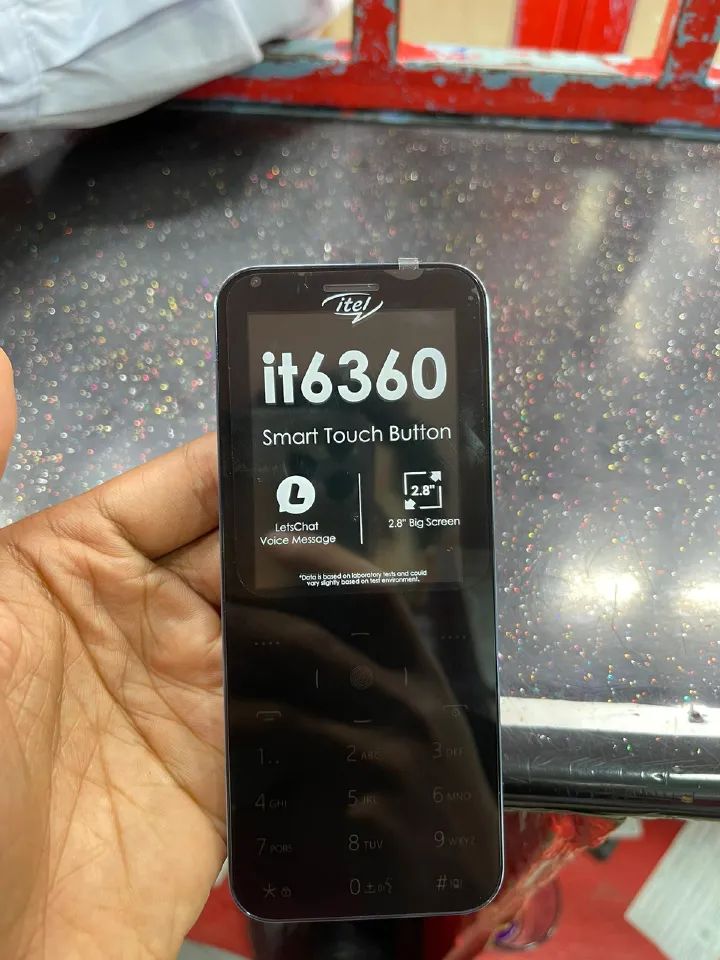New Arrivals on Offer ITEL 6360, SMART TOUCH BUTTON DUAL SIM 2MP CAMERA, 64MB + 64MB,UPTO 32Gb, 2.8"SCREEN LONG STANDBY 2000mAh 40 DAYS FEATURE PHONE