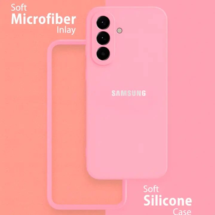 Original Samsung Galaxy A04s,A05s,A14,A15,A16, A17,A24,A25,A26,A34,A35,A36,A54,A55,A56 Pink Original Liquid silicone phone Case/CoverOriginal Samsung Galaxy A04s,A05s,A14,A15,A16, A17,A24,A25,A26,A34,