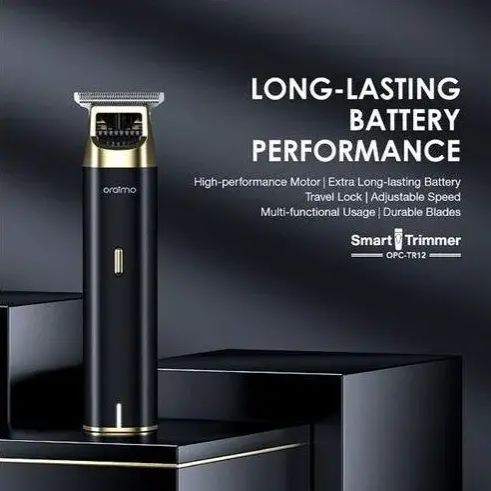 NEW ARRIVALS!! OFFER ORAIMO OPC-TR12 SMART HAIR TRIMMER 2 -HIGH-PERFORMANCE MOTOR LONG-LASTING BATTERY ADJUSTABLE SPEED MULTI-FUNCTIONAL USAGE TRAVEL LOCK DURABLE BLADES