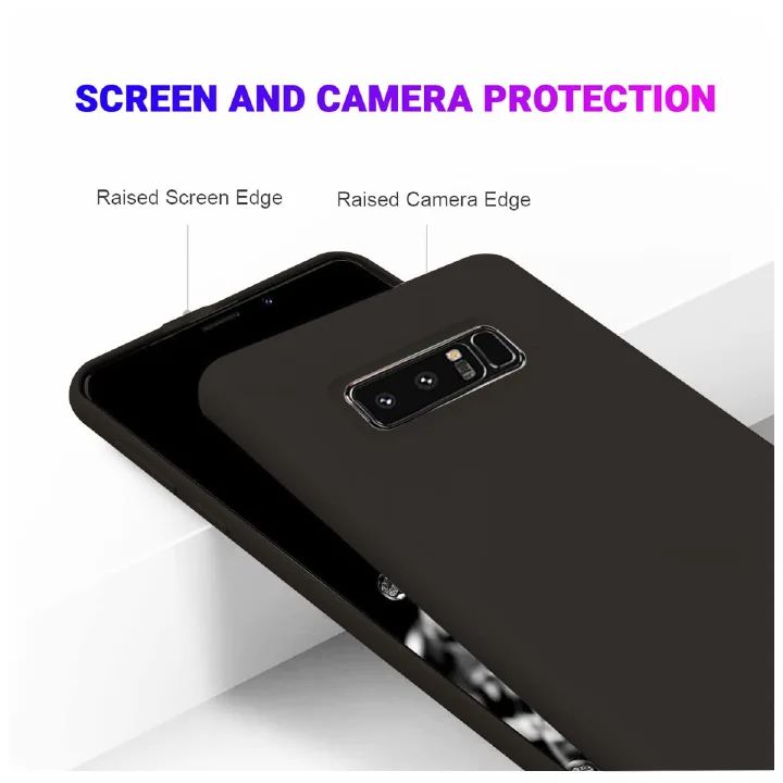 Liquid Silicone Case/cover for Samsung Galaxy Note 8. Jelly Rubber Bumper Case with inside Soft Microfiber Lining
Liquid Silicone Case/cover for Samsung Galaxy Note 8. Jelly Rubber Bumper Case with in