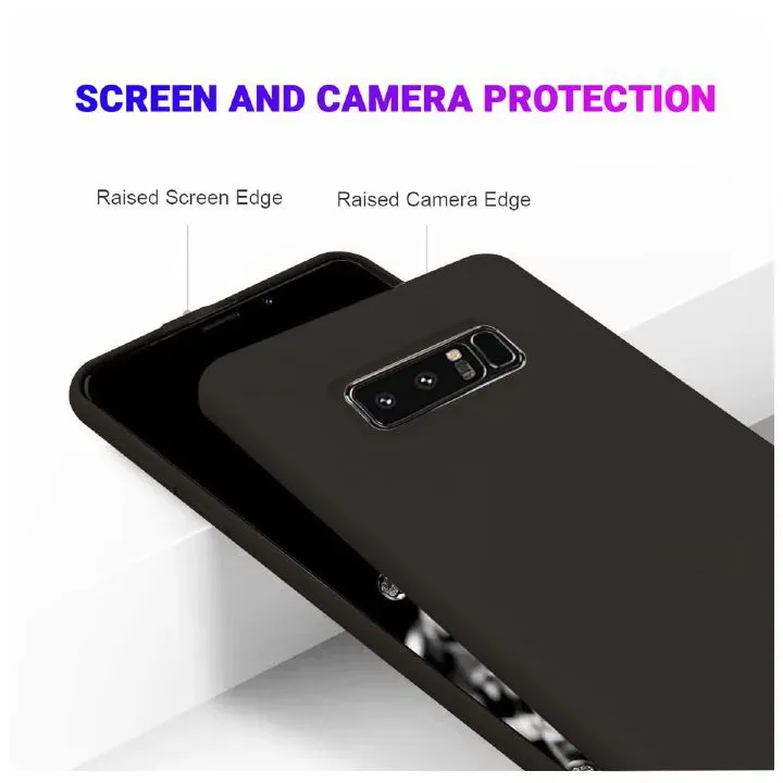 Liquid Silicone Case/cover for Samsung Galaxy Note 8. Jelly Rubber Bumper Case with inside Soft Microfiber Lining
Liquid Silicone Case/cover for Samsung Galaxy Note 8. Jelly Rubber Bumper Case with in