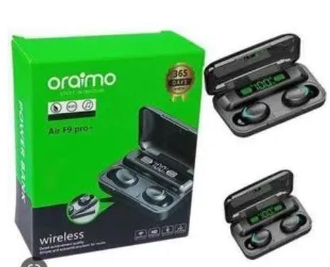ORIGINAL!! Oraimo Earpods,True -Wireless Free Pods, Superior Sound air f9 pro +

Oraimo Earpods,True -Wireless Free Pods, Superior Sound air f9 pro +