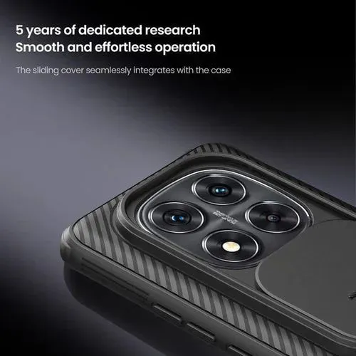 Nilkin For Xiaomi redmi Note 14 Pro Plus Case, Nillkin Slim case Protective Cover with Camera Protector Hard PC TPU Thin Anti-Scratch Phone Case for Redmi Note 14 pro+ Plus 5G