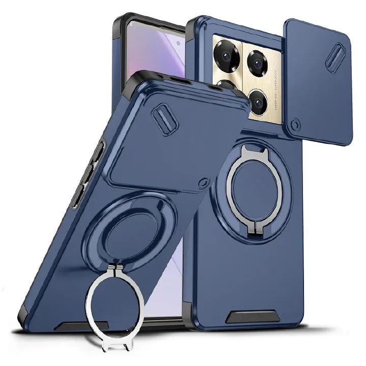 With Slide Camera Lens Protective Cover Case for Infinix Note 40 Pro+ 40 Pro 50 Pro+ Plus Magnetic Kickstand Luxury Phone Case

With Slide Camera Lens Protective Cover Case for Infinix Note 40 Pro+ 40