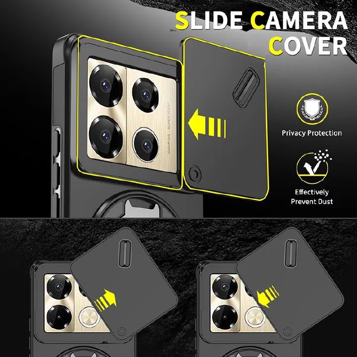 With Slide Camera Lens Protective Cover Case for Infinix Note 40 Pro+ 40 Pro 50 Pro+ Plus Magnetic Kickstand Luxury Phone Case

With Slide Camera Lens Protective Cover Case for Infinix Note 40 Pro+ 40