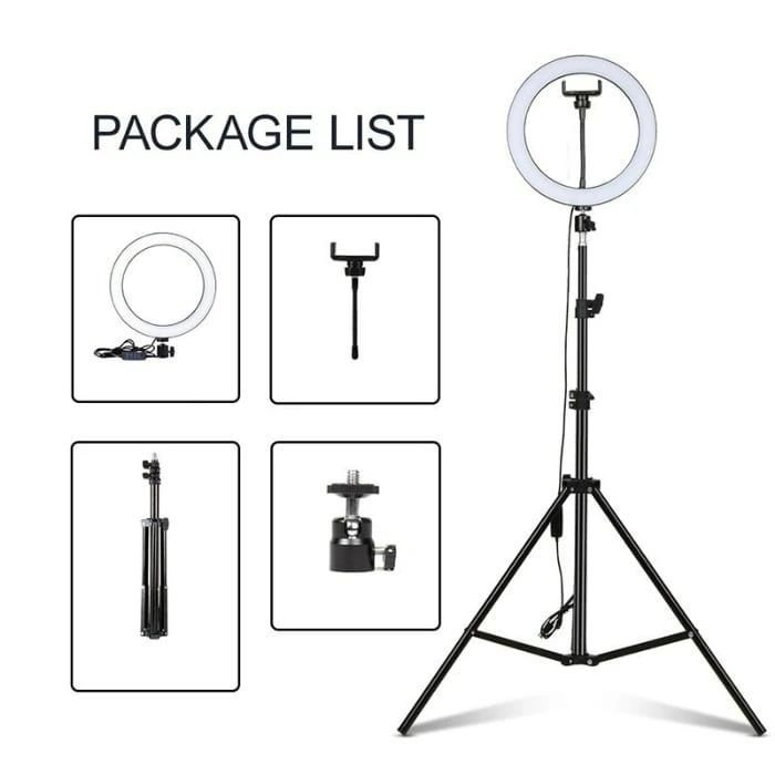 BLACK FRIDAY OFFER!! ORIGINAL 12 Inch Ringlight with Tripod Stand - LED Dimmable Beauty Ring Light for Selfie Live Stream/Makeup/Youtube/Tiktok Video