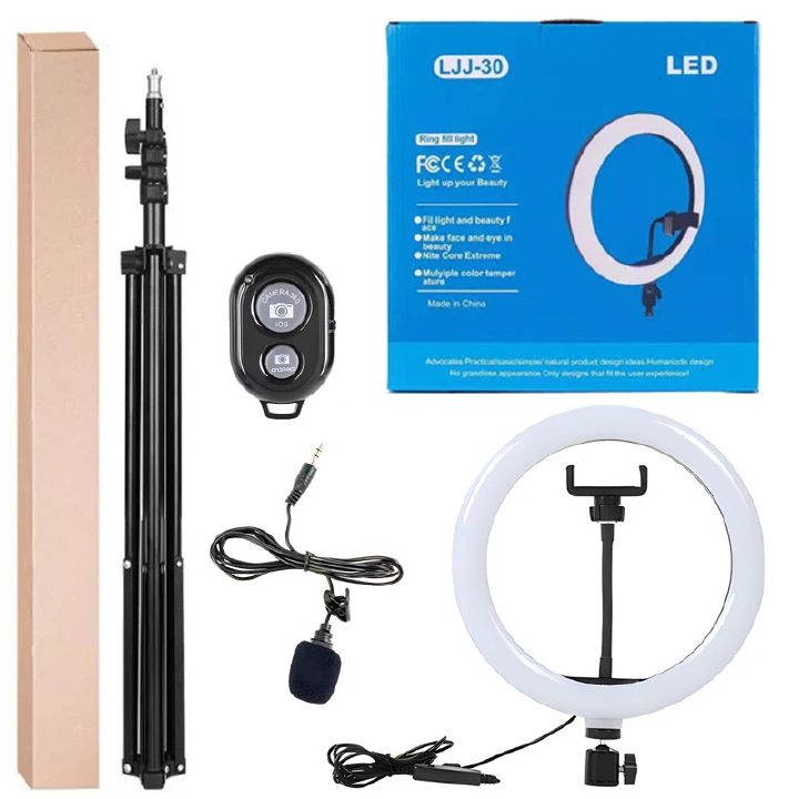 BLACK FRIDAY OFFER!! ORIGINAL 12 Inch Ringlight with Tripod Stand - LED Dimmable Beauty Ring Light for Selfie Live Stream/Makeup/Youtube/Tiktok Video