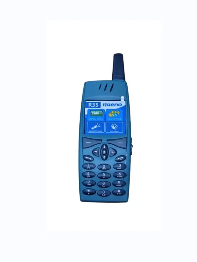 RAENO R35 BIG BATTERY 2500MAH TRIPPLE SIM CARD BLUETOOTH VIBRATION FM RADIO TORCH THREE 3 SIM CARDS SLOT WITH AERIAL KABAMBE KATULULU MULIKA MWIZI FEATURED PHONE