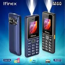 IFINEX M60 SCREEN DISPLAY 1.77’’ BIG BATTTERY 3300MAH LED TORCH FM WIRELESS TRIPPLE SIM 3 SIM CARD CAMERA KABAMBE KATULULU BUTTON MOBILE PHONES