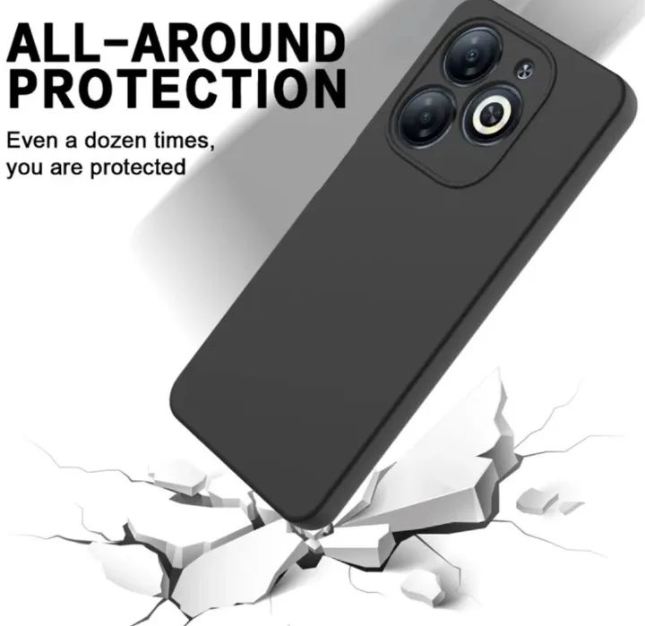Original!! Tecno spark 10 / Spark 10C , Spark 10 Pro Black soft silicone phone case/cover