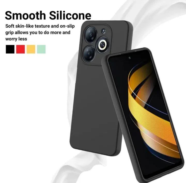 Original!! Tecno spark 10 / Spark 10C , Spark 10 Pro Black soft silicone phone case/cover