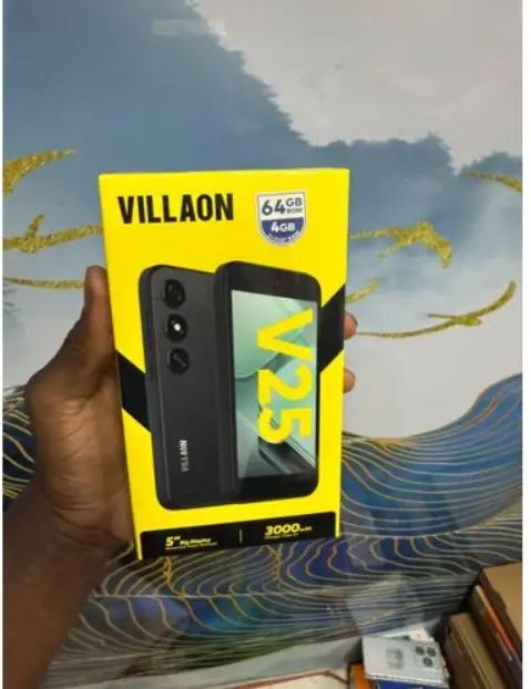 PROMOTION !Villaon V25 64GB+4GB (2+2) 5.0″ Display 8MP Rear + LED Flash 5MP Selfie 3000mAh Battery Dual SIM Type-C Charger Included Smart Phone Basic Android Experience Smart phones