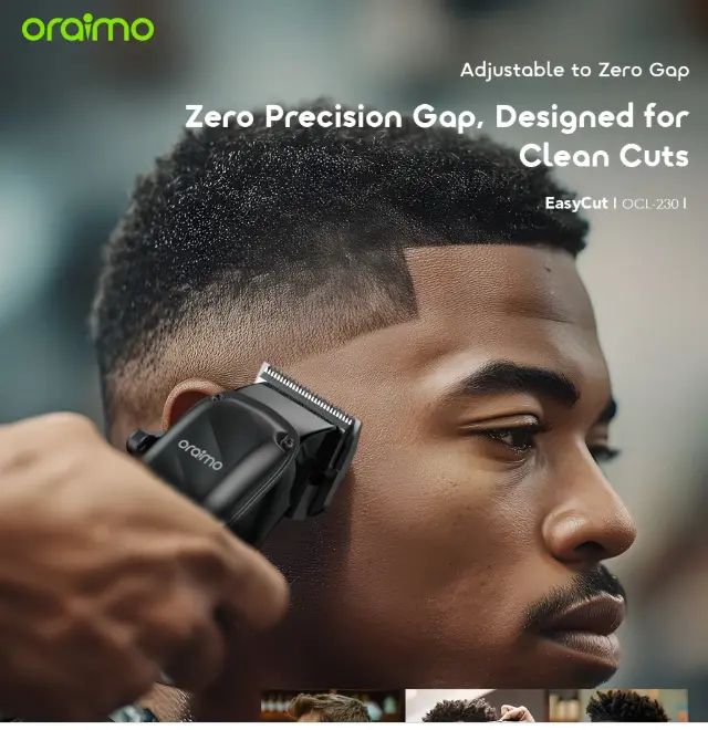 [NEW ARRIVALS] ORIGINAL oraimo EasyCut Super Powerful Adjustable Hair Clipper Shaving Machine
oraimo EasyCut Super Powerful Adjustable Hair Clipper Shaving Machine
