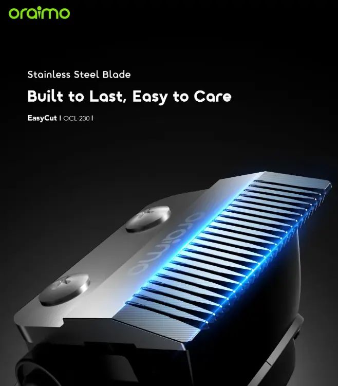 [NEW ARRIVALS] ORIGINAL oraimo EasyCut Super Powerful Adjustable Hair Clipper Shaving Machine
oraimo EasyCut Super Powerful Adjustable Hair Clipper Shaving Machine