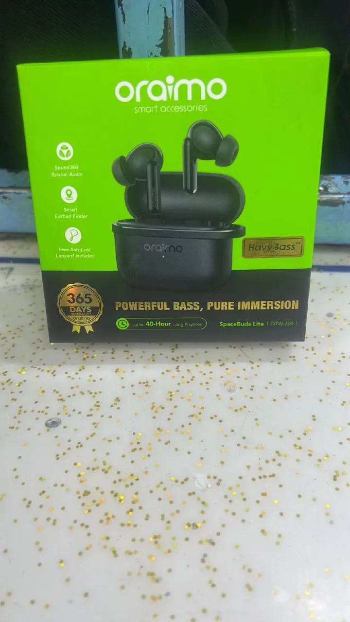 ORIGINAL Oraimo Earpods,True -Wireless Free Pods, Superior Sound air The holiday bunny would be coming early with this unique fusion of superior sound quality for music and calls and advancedwireless