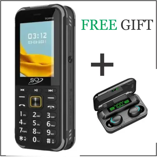 PROMOTION!! SQ9800 Rugged Phone:20,000mAh Dual SIM, Powerful Bluetooth Speaker, Power Bank, Magic Voice, VGA Camera, 5980mAh Battery, LED Flashlight, FM Radio Featured Phones+ FREE GIFT
