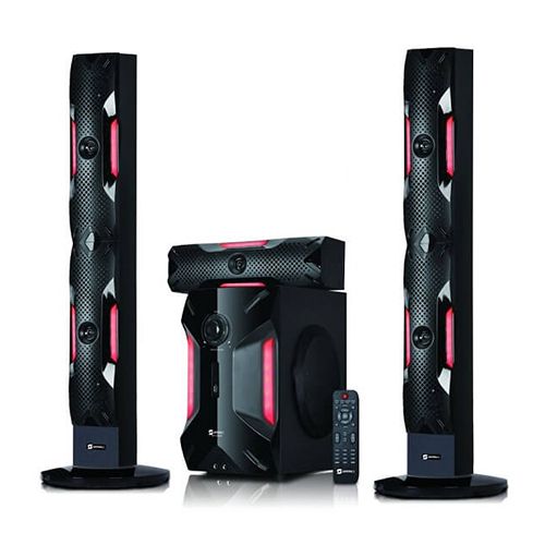 SAYONA SHT-1192BT 3.1 Channel Speaker Sub-woofer tall boy hometheatre speaker System with karaoke Bluetooth FM radio USB port SD card Port and remote control 18000W PMPO