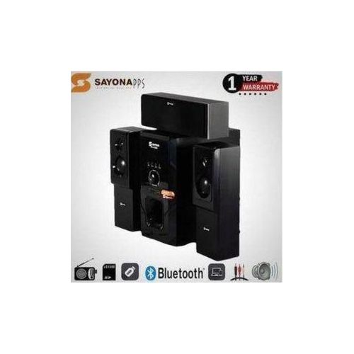 Sayona SHT-1130BT 3.1CH Subwoofer Speaker System with Bluetooth USB FM radio and remote control 15000W P.M.P.O