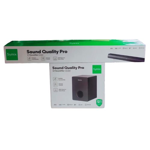 Synix Sound Bar Multimedia Woofer Speaker System SYN-S60 BLACK