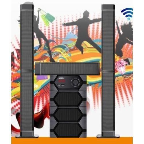 Nobel NB-2040 Tall Boy Speaker System – 55,000W PMPO Bluetooth Home Theater With Super Bass