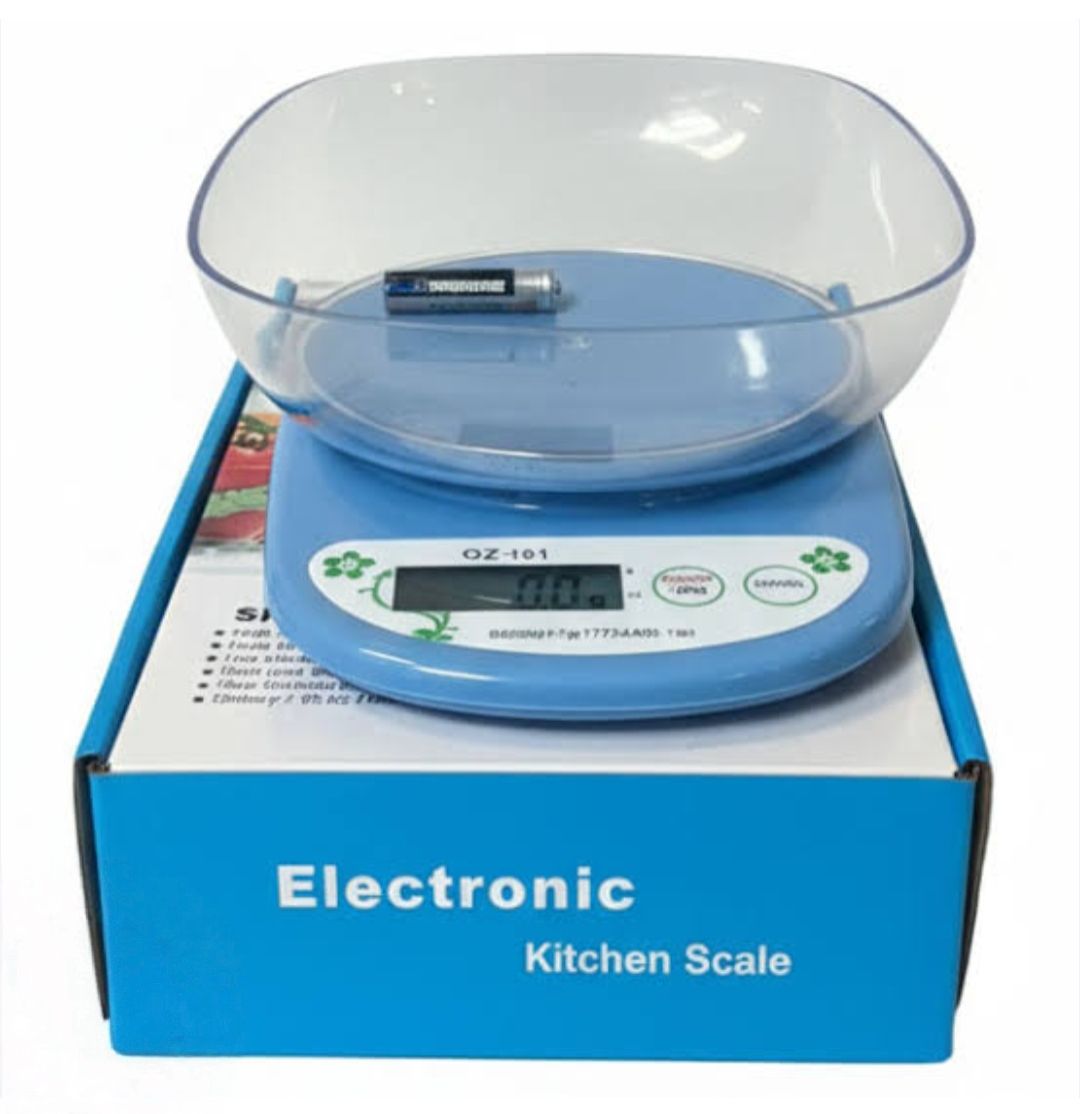 Electronic Kitchen Scale with Bowl 5Kg Capacity