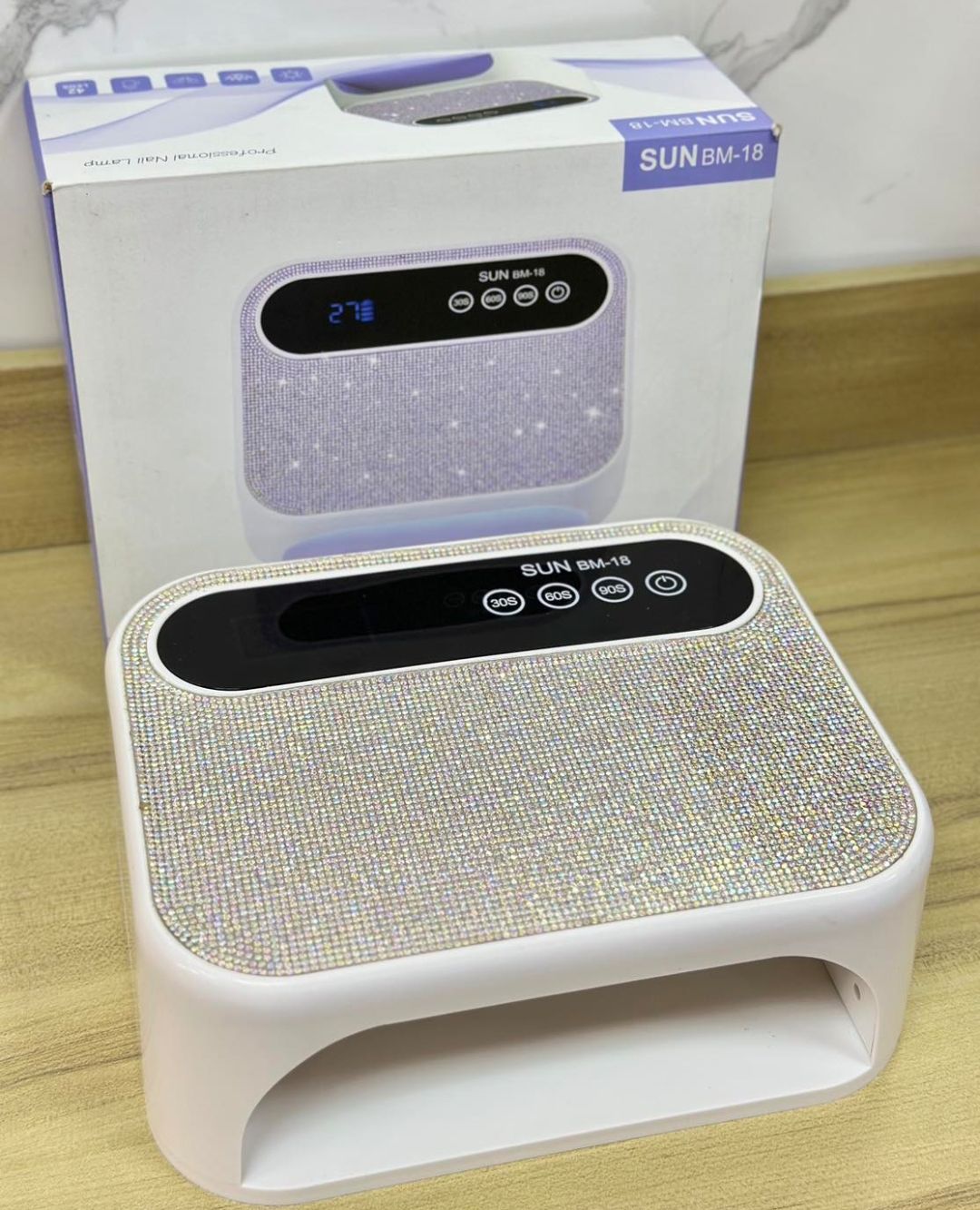 SUN BM18 Portable Rechargeable UV LED Nail lamp Gel Curing lamp for faster curing