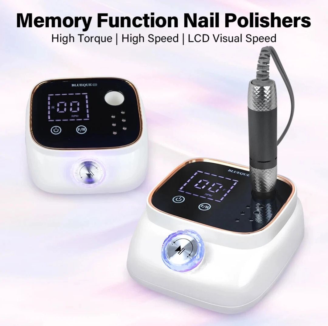 New BQ-113 Professional 45000RPM Nail Drill With Memory Function Plug-in Drilling Machines 50W Electric Nail Drill Machine