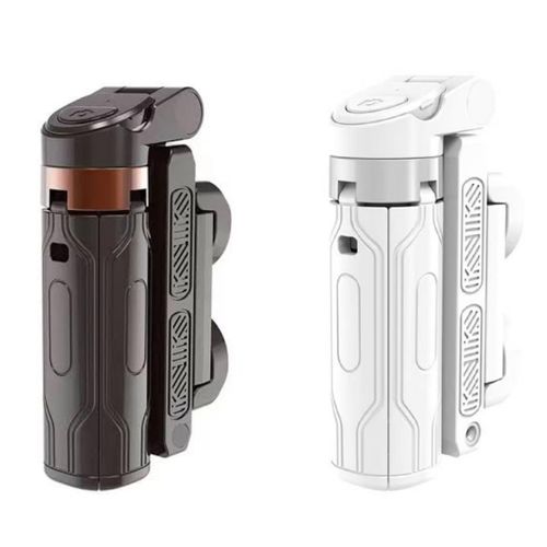 JC-25 3-in-1 Mini Wireless Selfiestick Quadropod Super Mini Selfie Stick Portable Phone Holder Photo and Video Shooting Aid Versatile Integrated Design Bluetooth Remote For Live Broadcasting