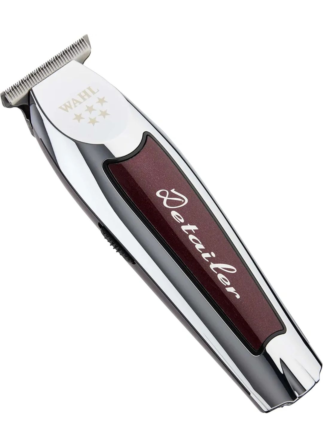 WAHL Professional 5-Star Cordless Li Detailer with Adjustable T Blade for Extremely Close Trimming and Clean and Crisp Lines for Professional Barbers and Stylists -Silver.