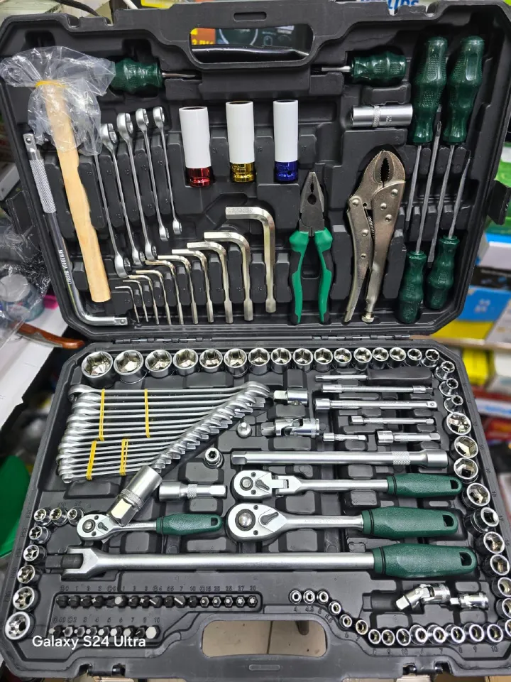 142 PCS Mechanic Socket Tool Kit Set