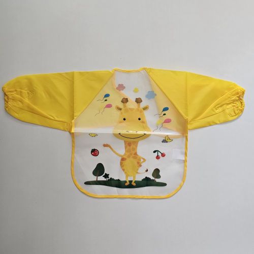 Silicone Shirt-Style Wearable Baby Bib – Soft Food-Grade Silicone Apron Bib, Waterproof, Adjustable, Easy-Clean Feeding Bib for Babies & Toddlers, Full Chest Coverage