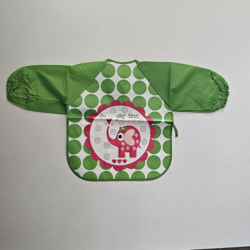 Silicone Shirt-Style Wearable Baby Bib – Soft Food-Grade Silicone Apron Bib, Waterproof, Adjustable, Easy-Clean Feeding Bib for Babies & Toddlers, Full Chest Coverage