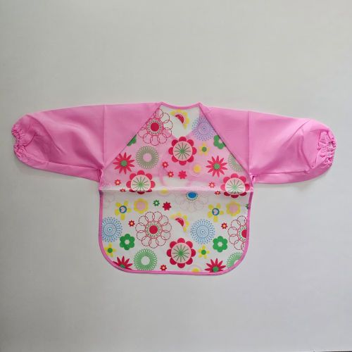 Silicone Shirt-Style Wearable Baby Bib – Soft Food-Grade Silicone Apron Bib, Waterproof, Adjustable, Easy-Clean Feeding Bib for Babies & Toddlers, Full Chest Coverage