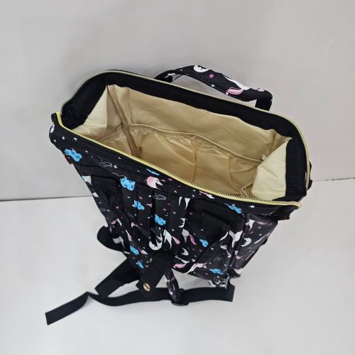 Diaper Backpack – Large Multi-Functional Baby Bag with Multiple Compartments, Waterproof, Lightweight & Durable, Travel-Friendly for Moms & Dads, Includes Bottle Holders