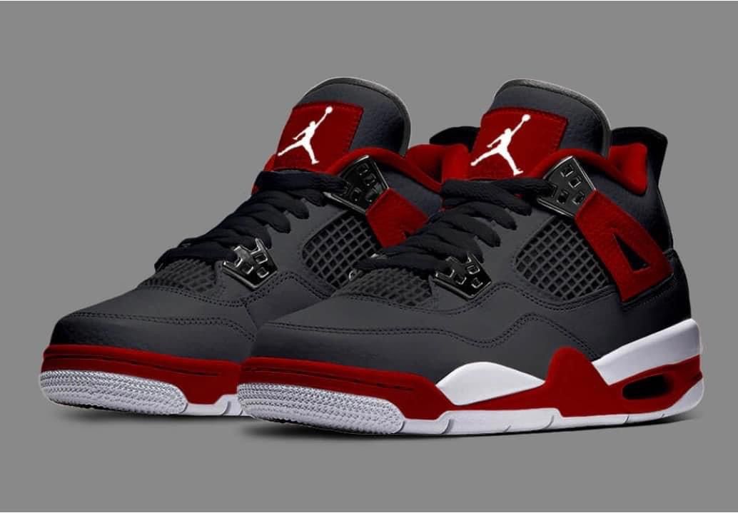 Nike Jordan 4 PSG Neutral Grey Bordeaux