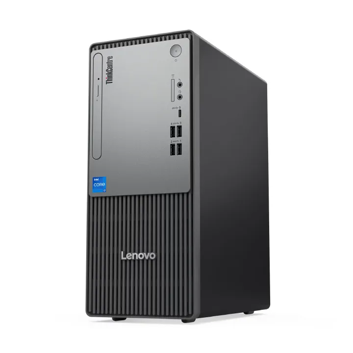 ThinkCentre neo 50t Gen 5
	Up to 14th Gen Intel® Core™ i7-14700
	Up to Windows® 11 Pro
	Up to discrete Intel® Arc™ A310 LP
	Up to 64GB DDR5-5600, two DIMM slots
	Support up to three drives, 1x 3.5" H