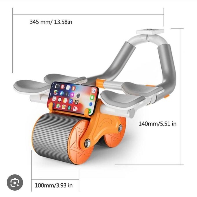 4 elbow pad automatic rebound healthy abdominal wheel-Tone your core faster with the 4 Elbow Pad Automatic Rebound Abdominal Wheel.